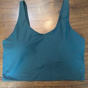 Old Navy Women's Teal Longline Tank Sports Bra XL